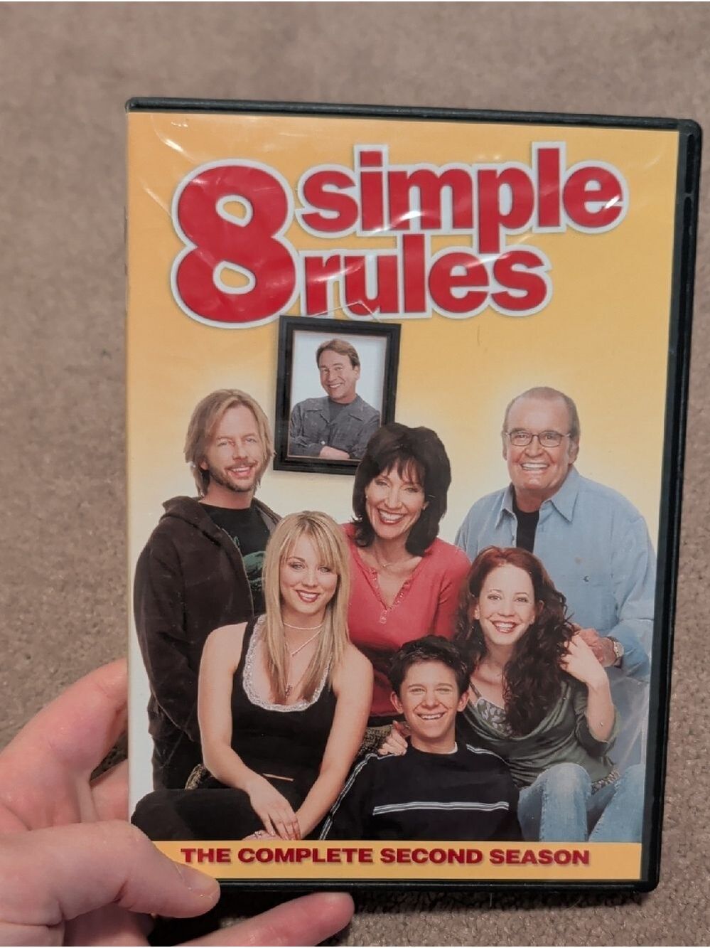 8 Simple Rules The Complete Second‎ Season DVD - Yellow/Red Cover